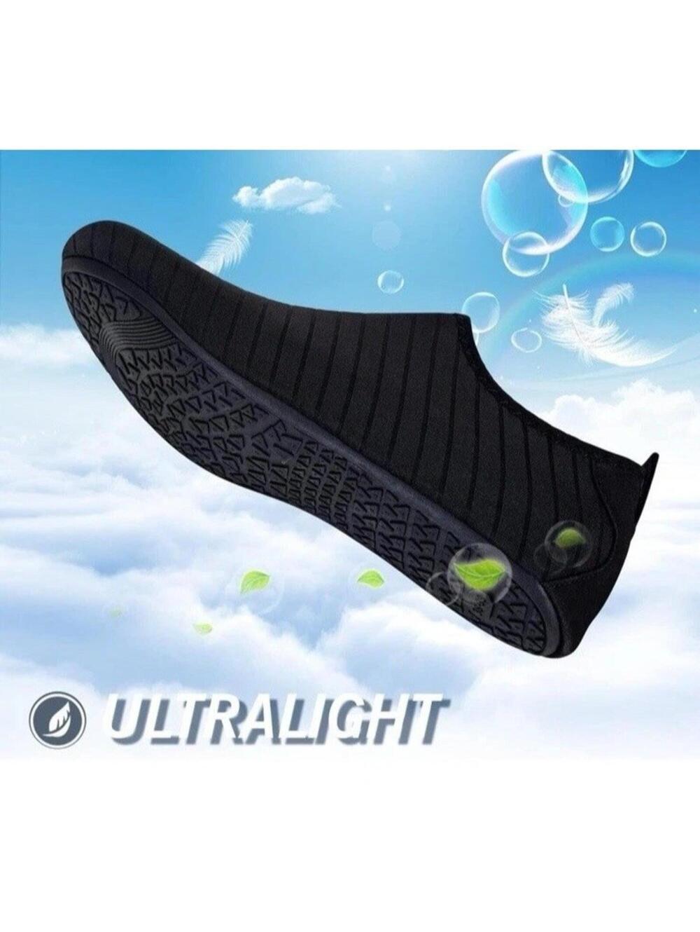 Men's Water Shoes Size 10.5-11.5 Black Foldable Lightweight Nonslip 44/45 NEW - Picture 7 of 9